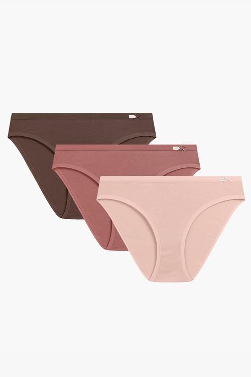 Atlantic 3CLP-002 3-pack Трусики трусики, рожевий