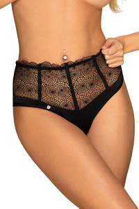 Obsessive Sharlotte panties Majtki figi, czarny