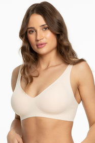 Julimex Jelly Bra Basic Biustonosz braletka, beżowy