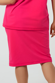 Italian Fashion Stella midi Spódnica dresowa, fuksja
