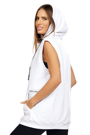 Reviver F5577 Bluza nierozpinana, biały
