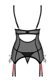 Obsessive Glandez corset Gorset sexy, czarny