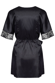 Beauty Night Delight dressing gown BN6628 Нічна пеньюар, чорний