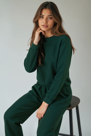 Vivisence 9205kmpl Komplet bluza+spodnie, zielony