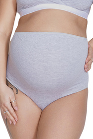 Mitex Mama Belly Majtki wysokie figi, grey