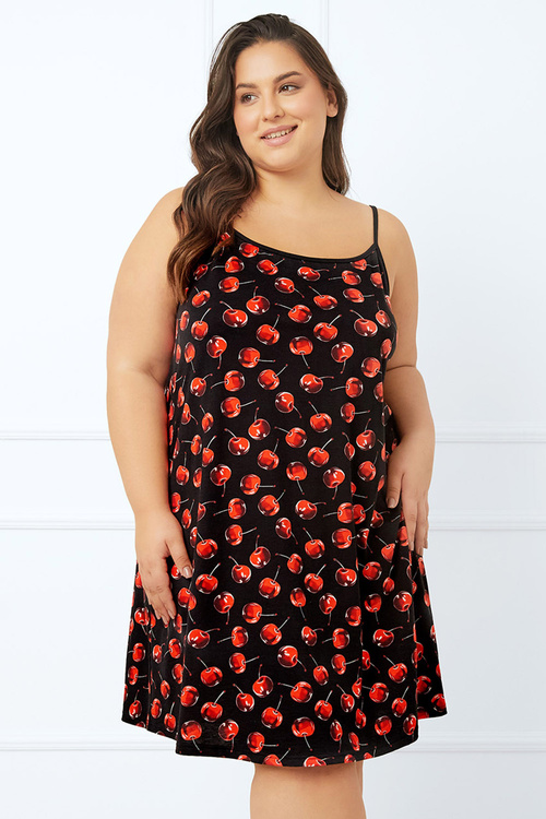 Italian Fashion Cherry ws.r. Nocna koszulka, druk/czarny