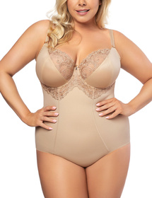 Gorsenia K356 Gala Body wyszczuplające, beżowy