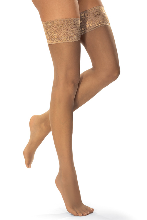 Vivisence 8200 Elegance 20 DEN Wyrób pończoszniczy pończochy samonośne, beige