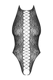 Obsessive B113 Teddy Body bodystocking, czarny