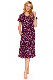 Doctor Nap TM.4119 Nocna koszula, burgundy
