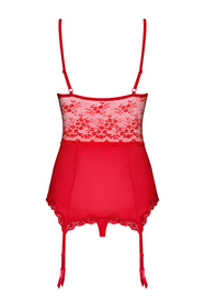 Obsessive Lovica corset Gorset sexy, czerwony
