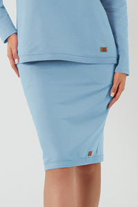 Italian Fashion Stella midi Spódnica dresowa, niebieski