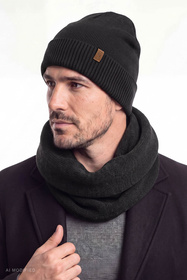 Vivisence M7013 KMPL Комплект шапка+труба, чорний