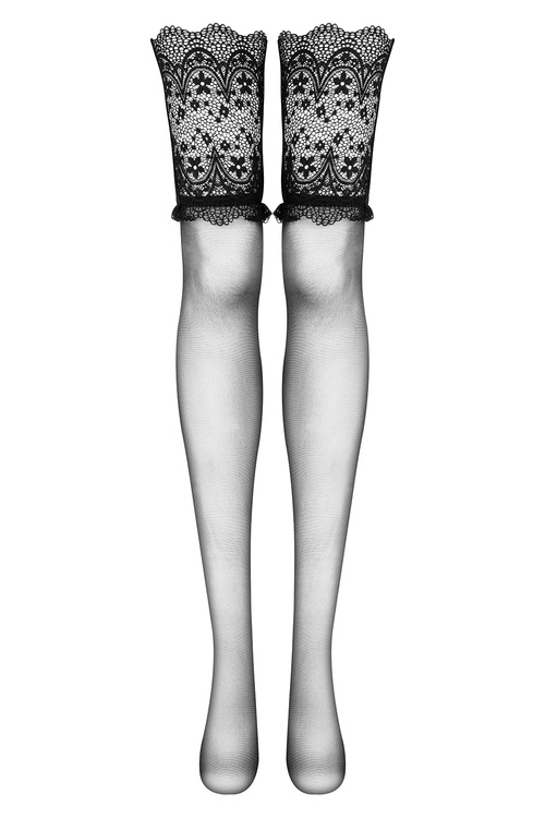 Beauty Night Obsidian stockings BN6752 Панчі та панчохи панчохи до пояса, чорний