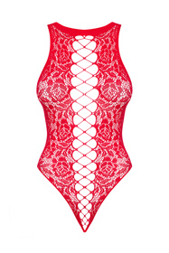 Obsessive B120 Body Body sexy, czerwony