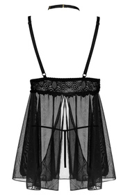 Beauty Night Milana babydoll BN6758 Нічна футболка, чорний