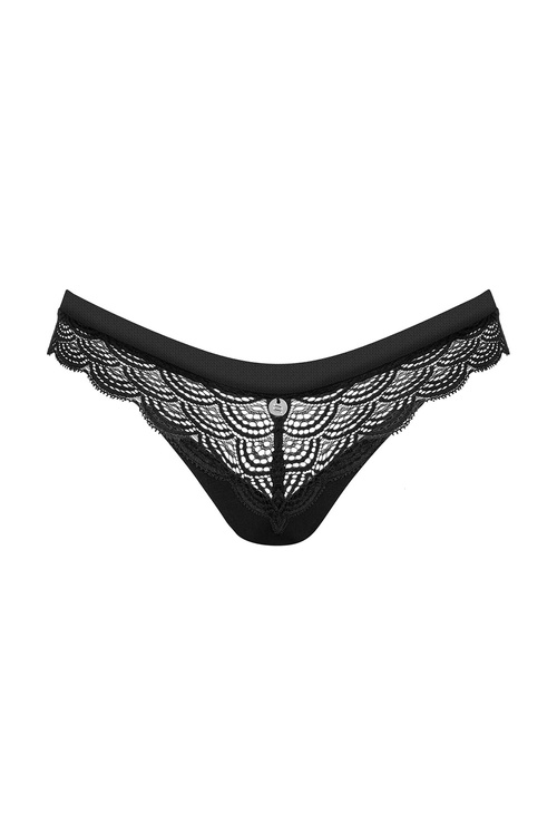 Obsessive Chemeris panties Majtki figi, czarny