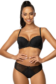 Mat 0198/11/1 Estelle Biustonosz push-up, czarny