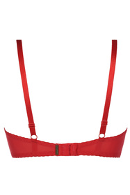 Axami V-8131 Biustonosz push-up, czerwony