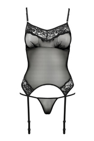 Passion Melania corset Gorset sexy, black