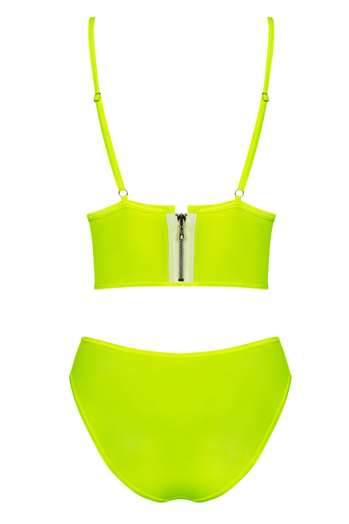 Obsessive Neonia set Nocna komplet koszulka + figi, żółty