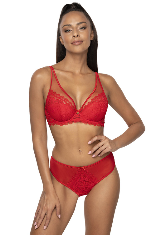 Mat 0198/11 Estelle Biustonosz push-up, czerwony