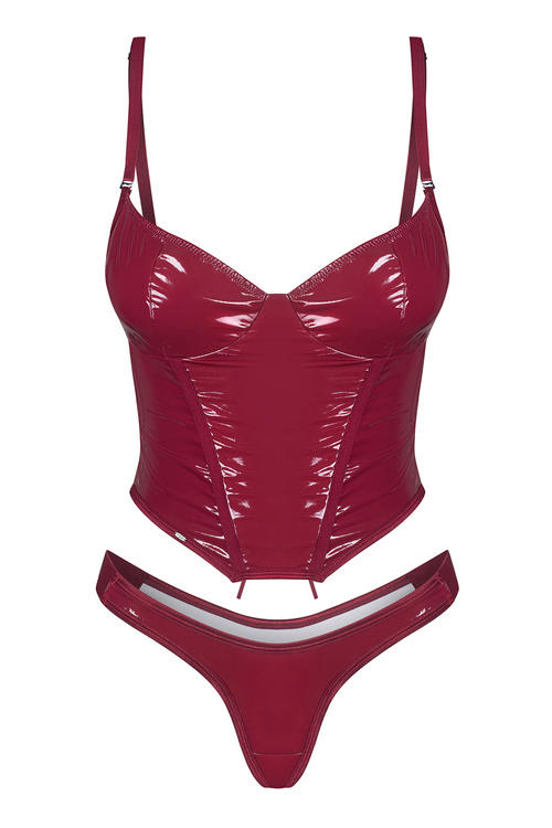 Obsessive Redya corset & thong Gorset sexy, red