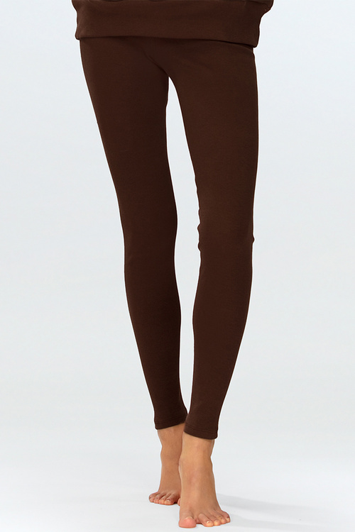 Dkaren Oseye-Kpl Komplet legginsy + bluza, czekolada