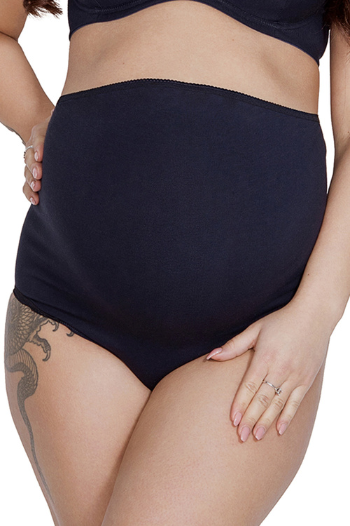 Mitex Mama Belly Majtki wysokie figi, navy