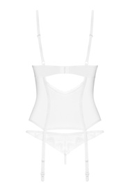 Obsessive Alissium corset & thong Gorset sexy, white