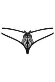 Obsessive Intensa double thong Majtki stringi, czarny