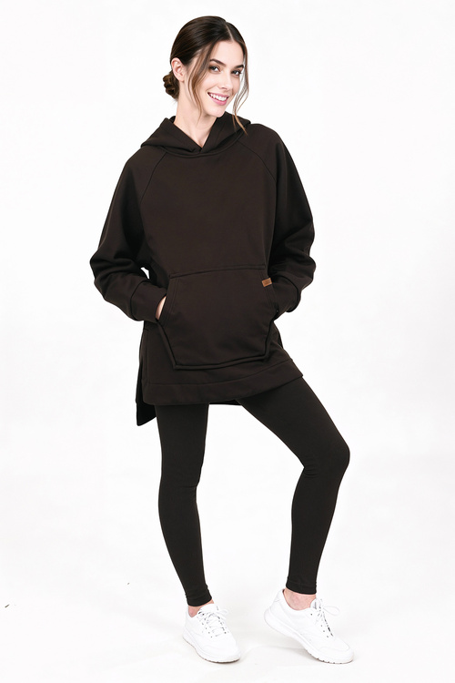 Vivisence 9207kmpl Komplet legginsy + bluza, brązowy