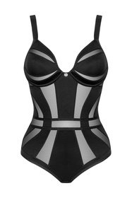 Obsessive Chic Amoria teddy Body sexy, czarny