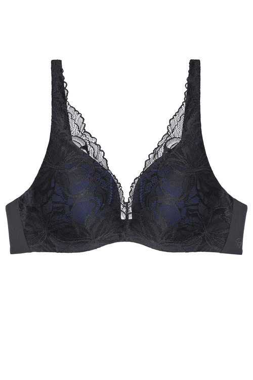 Triumph 10219710 Body Make-Up Illusion Lace WP Biustonosz usztywniany, 0004-black