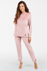 Italian Fashion Akara dł.r. dł.sp. Dres homewear, pudrowy róż