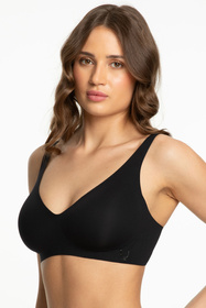 Julimex Jelly Bra Basic Biustonosz braletka, czarny