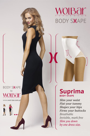 Wol-Bar Suprima Majtki figi modelujące, beż