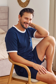 Doctor Nap PMB.7218 Nocna piżama, navy blue