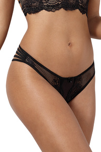 Axami V-10708 Majtki stringi, czarny