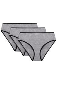 Vivisence 4016 3-pack Трусики трусики, сірий
