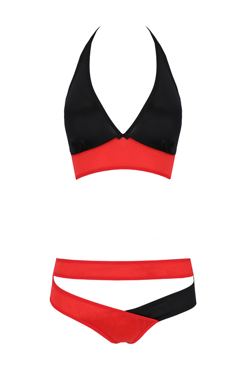 Avanua Harper set Nocna komplet biustonosz + figi, red