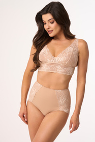 Babell BBL 204 Majtki wysokie figi, beige