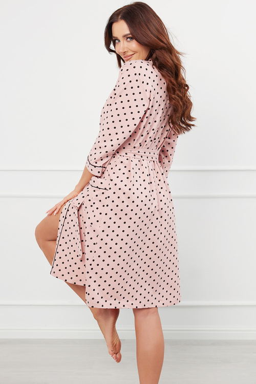 Italian Fashion Bonilla r.3/4 Nocna szlafrok, druk/róż