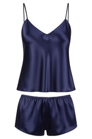 Vivisence 2053 Nocna komplet top + szorty, granat