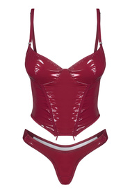 Obsessive Redya corset & thong Gorset sexy, red