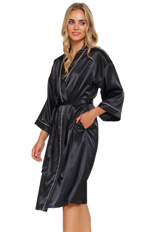 Doctor Nap SWW.5227 Nocna szlafrok, black