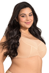 Nessa Salma crop top Maxi Бюстгальтер м'який, бежевий