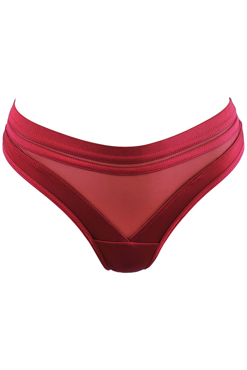 Axami V-12025 Majtki stringi, bordowy