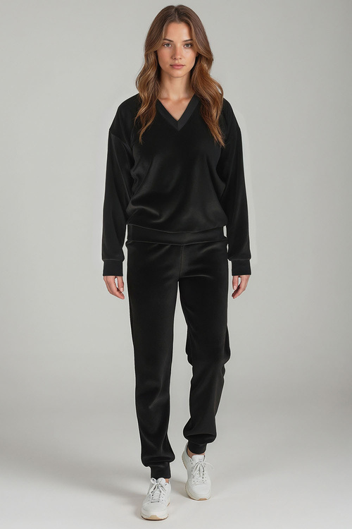Vivisence 9202kmpl Komplet bluza+spodnie, czarny