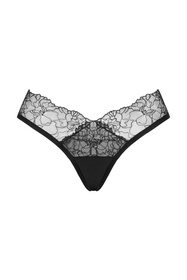 Obsessive Bella Rou panties Majtki figi, czarny